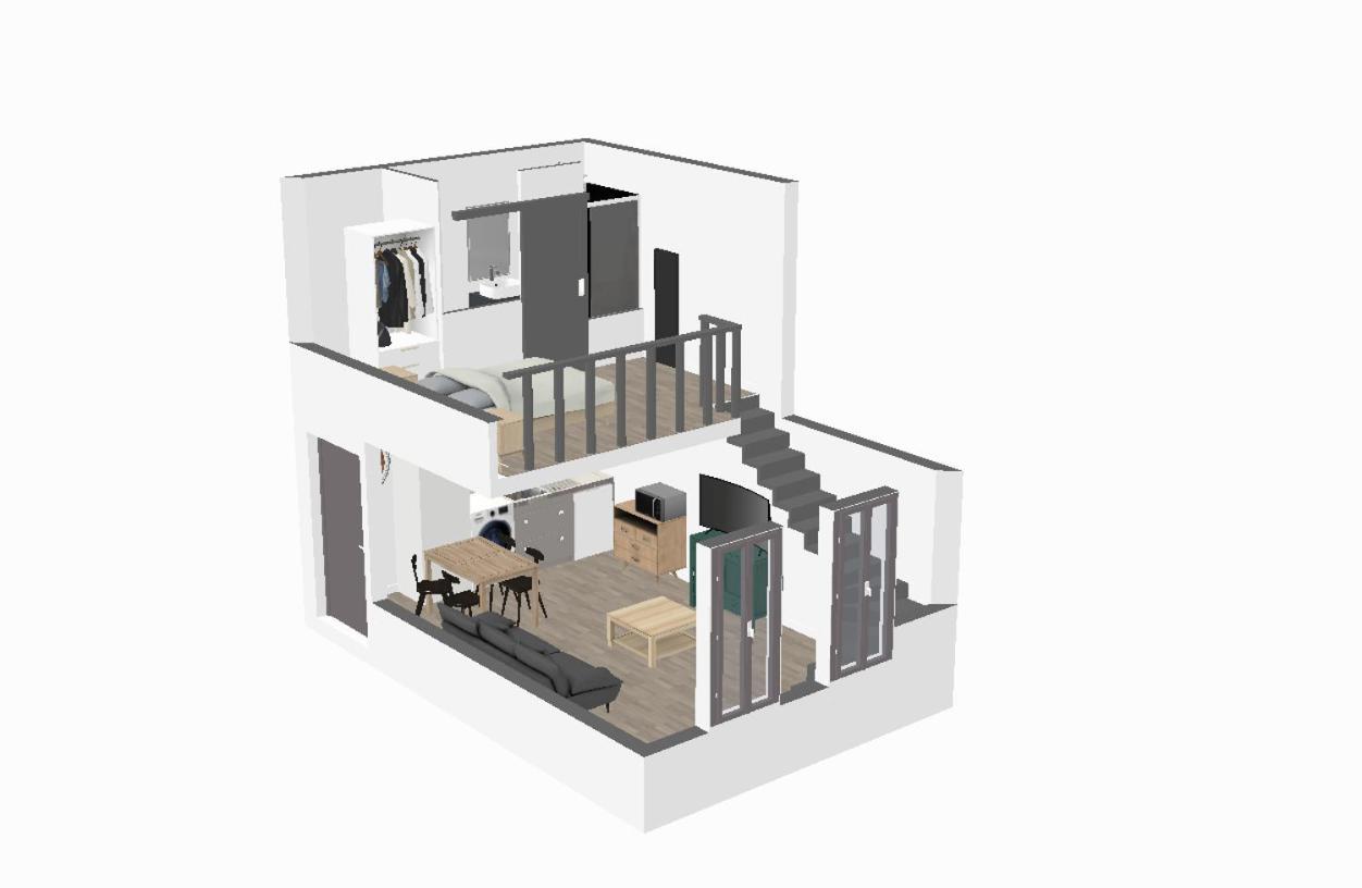 Grand Duplex Centre - Gare Apartment Toulouse Exterior foto